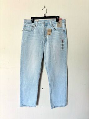 Levi's Women’s 501 Original Cropped Straight Leg Button Fly Jeans